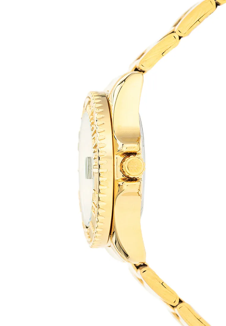 Valentino 20122464-GOLD DIAL Stainless Steel Strap Analog Watch for Women