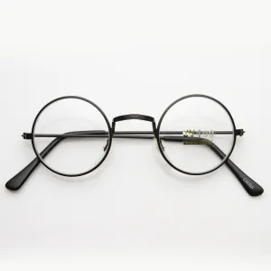 Vintage Round Circle Clear Lens Spectacles Glasses 7011