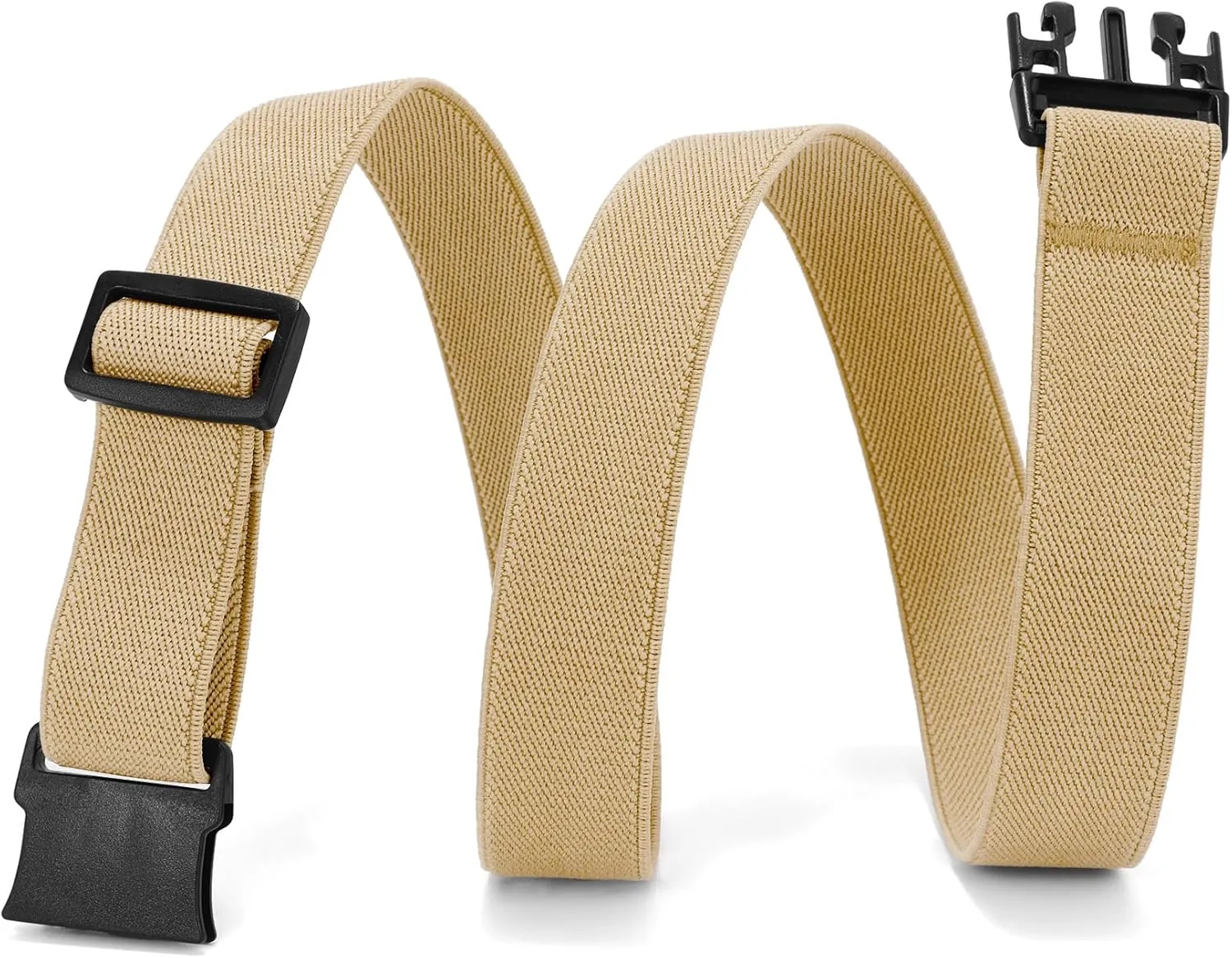 WHIPPY Elastic Kids Belt for Boys Girls - Stretch Invisible Belt with Adjustable Clip Buckle Latch Belts for School Sports